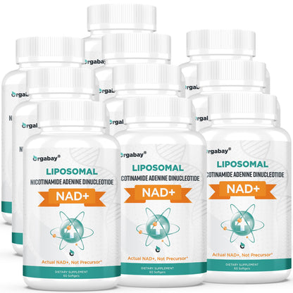 Orgabay Liposomal NAD+ Supplement 500 mg + 250 mg TMG | High Absorption, 60-Day Supply