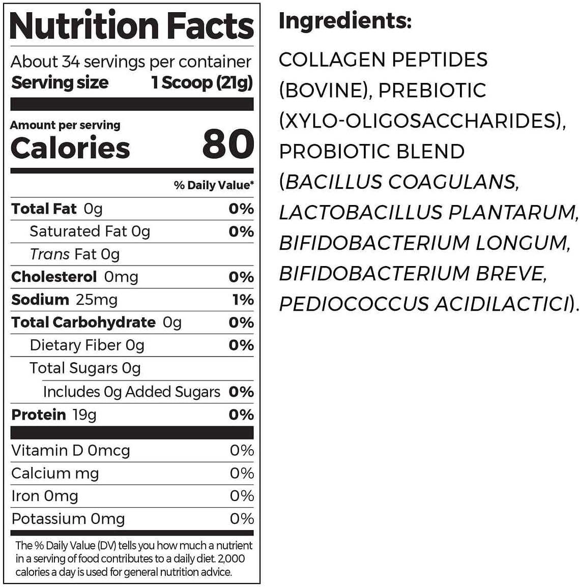 Orgain Collagen + Superfoods with 20g Grass-Fed Collagen & Vitamin C — Unflavored, 25.6 oz