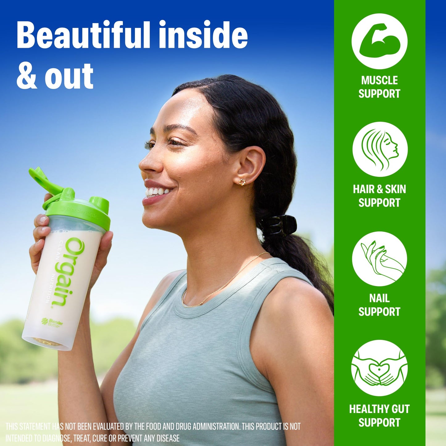 Orgain Protein Powder + Collagen, Vanilla Bean — 25g Protein, 10g Collagen, 1B Probiotics, Gluten Free