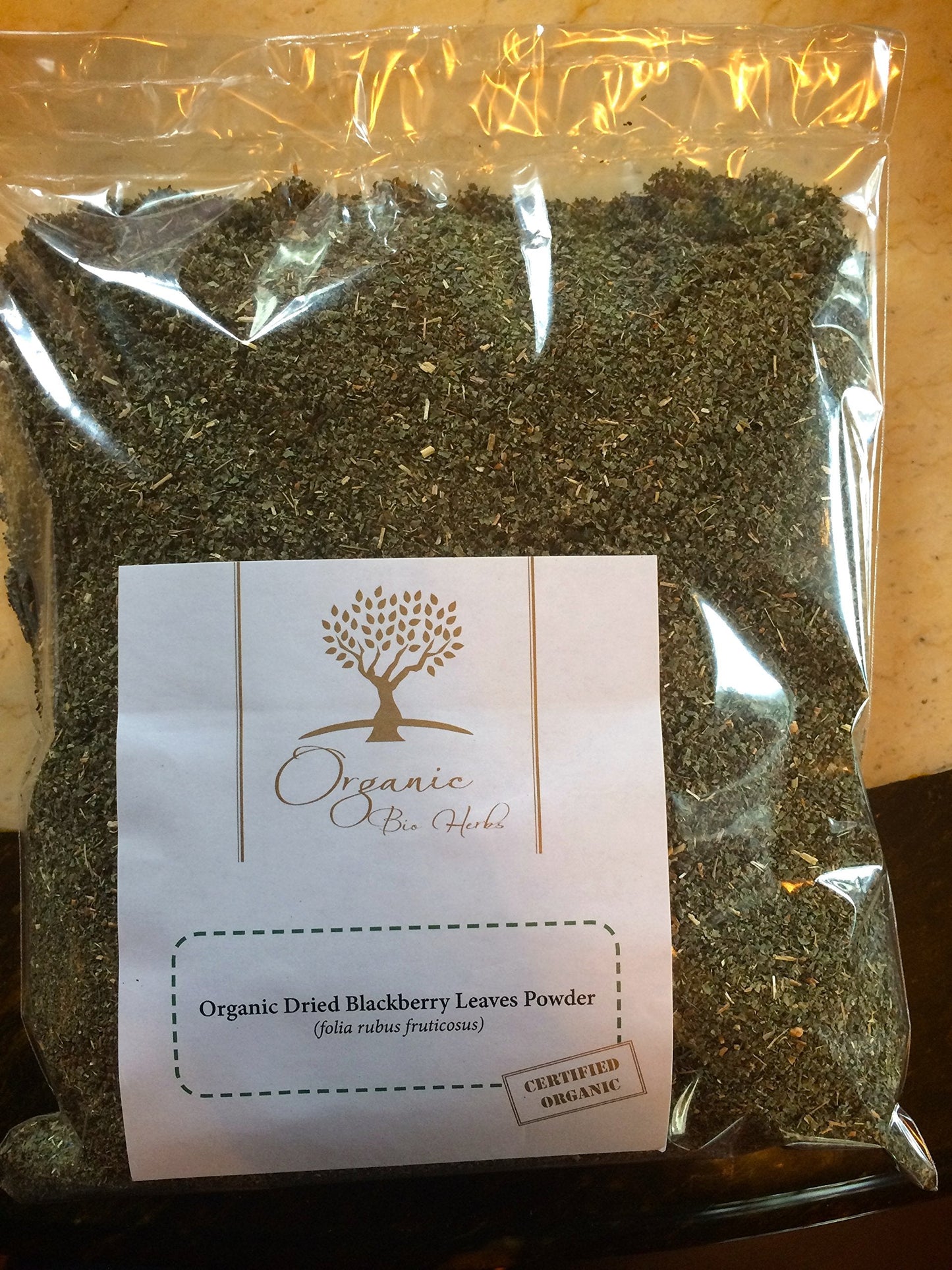 Organic Bio Herbs Dried Blackberry Leaves – 6 Oz | 100% Natural, Non-GMO, Additive-Free
