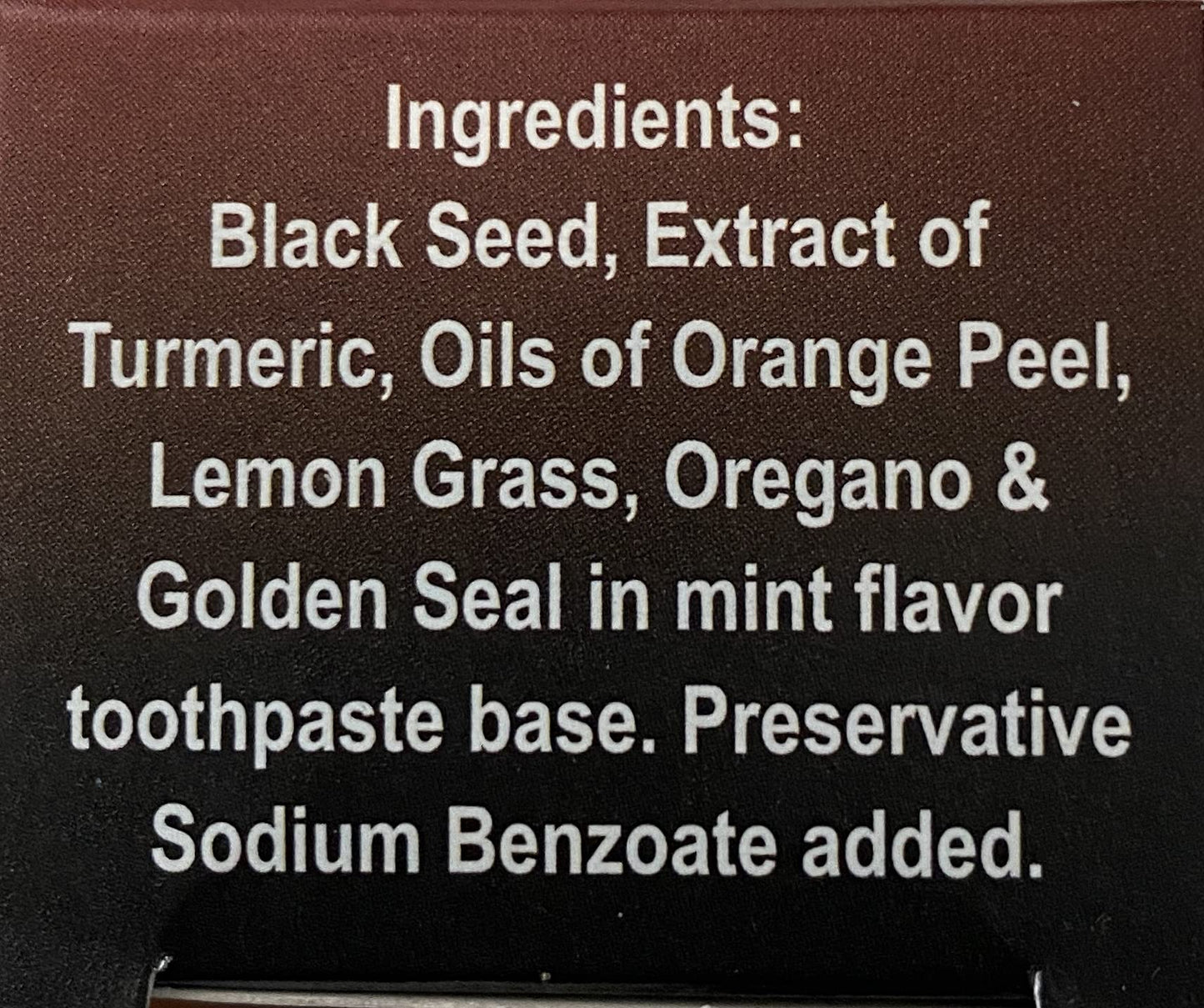 Organic Black Seed Toothpaste 5-in-1 – Fluoride Free & Vegetable-Based for Sensitive Teeth