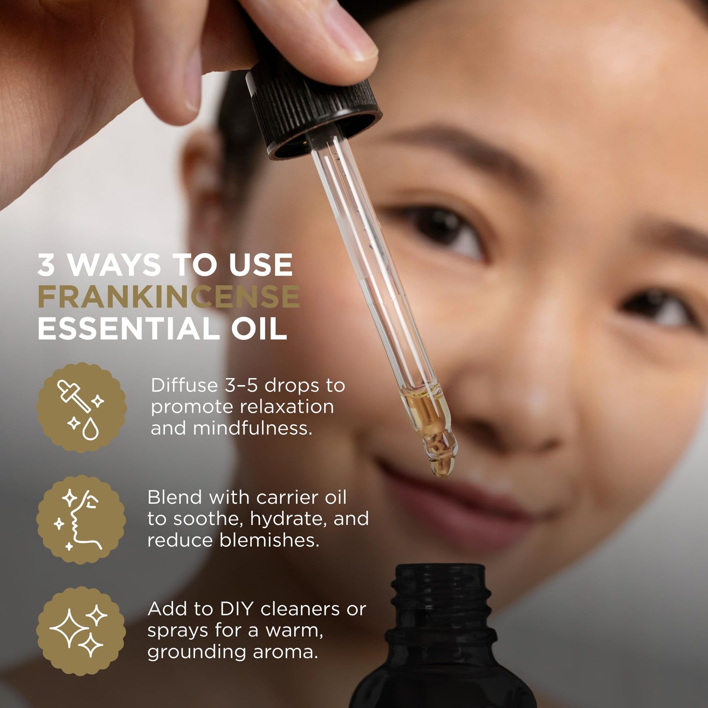 Hatch Holistic Frankincense Essential Oil 1oz – Pure Organic Resinous Scent for Meditation, Aromatherapy & Relaxation
