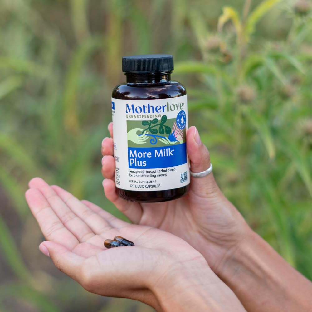 Motherlove More Milk Plus – Fenugreek-Based Lactation Support (Organic, Non-GMO, Vegan)