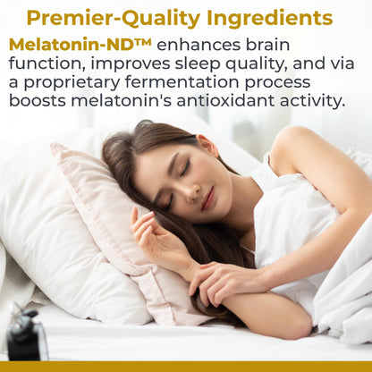 Premier Research Labs Melatonin-ND Liquid Drops — Sublingual, Organic, Vegan (2 x 2 oz)