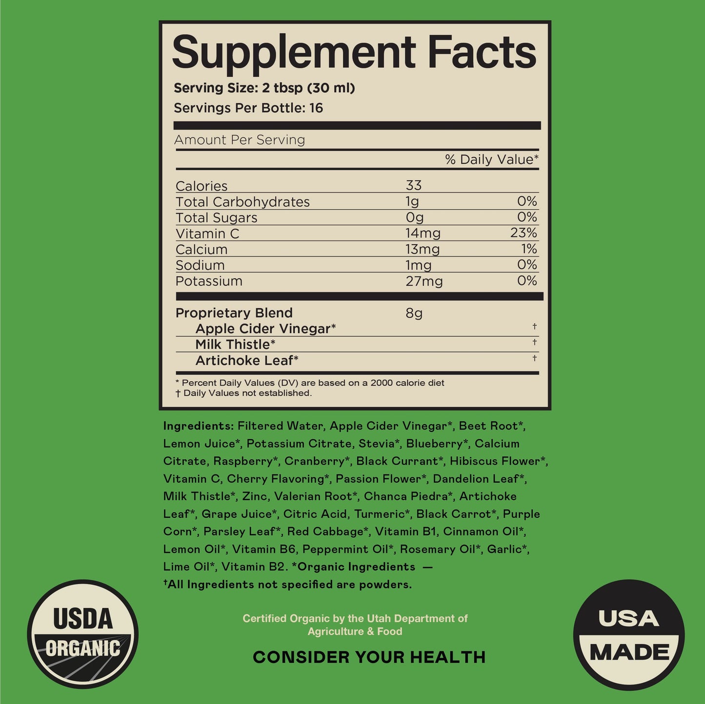 Complete Natural Products Liver Complete 12oz – Organic Liquid Liver Support & Detox