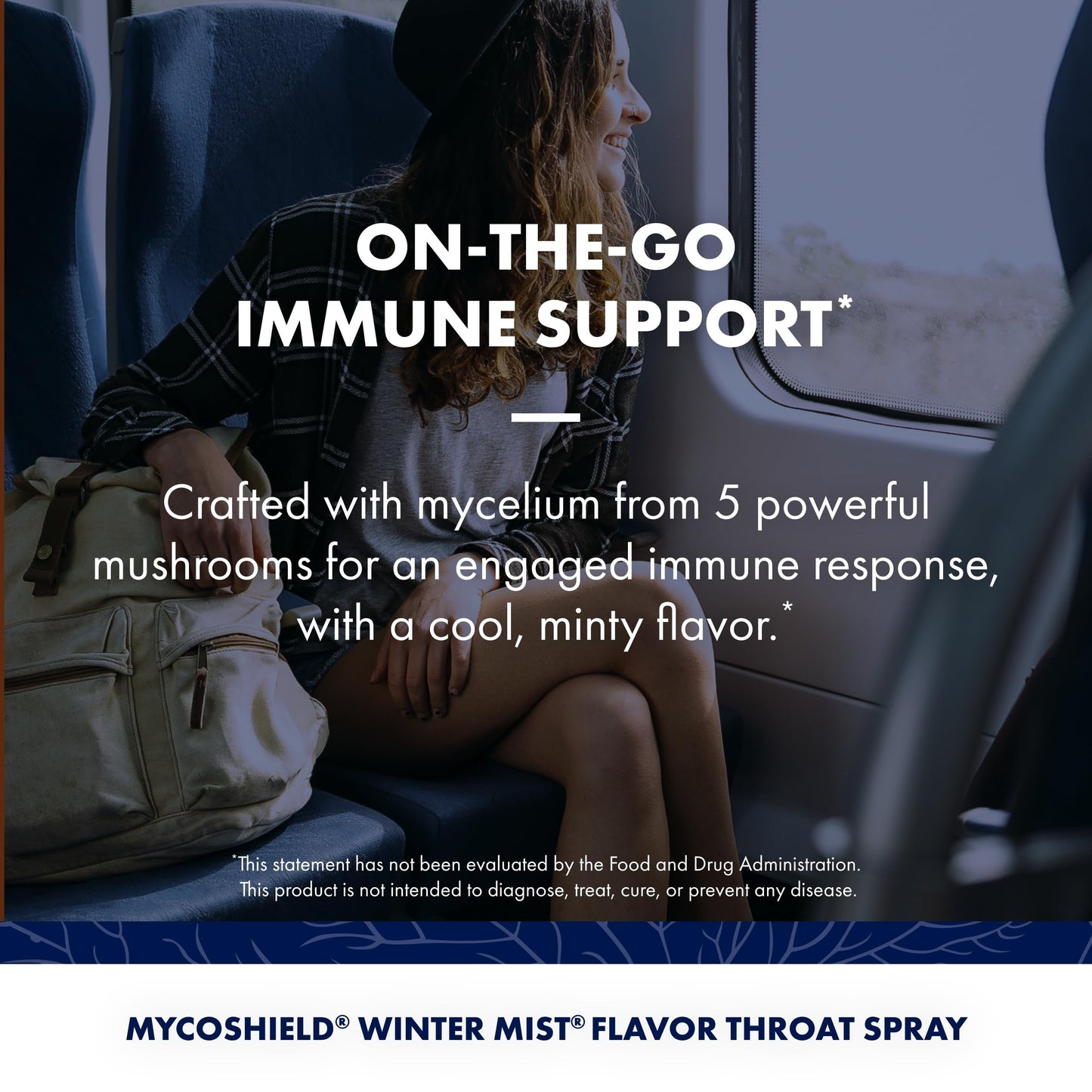 Host Defense MycoShield Throat Spray – Immune Support & Mushroom Supplement