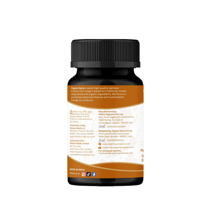 Organic Spree Sea Buckthorn 120 Tablets – Hippophae Rhamnoides – Omega 7 for Skin, Immunity & Wellness* – Pack of 3