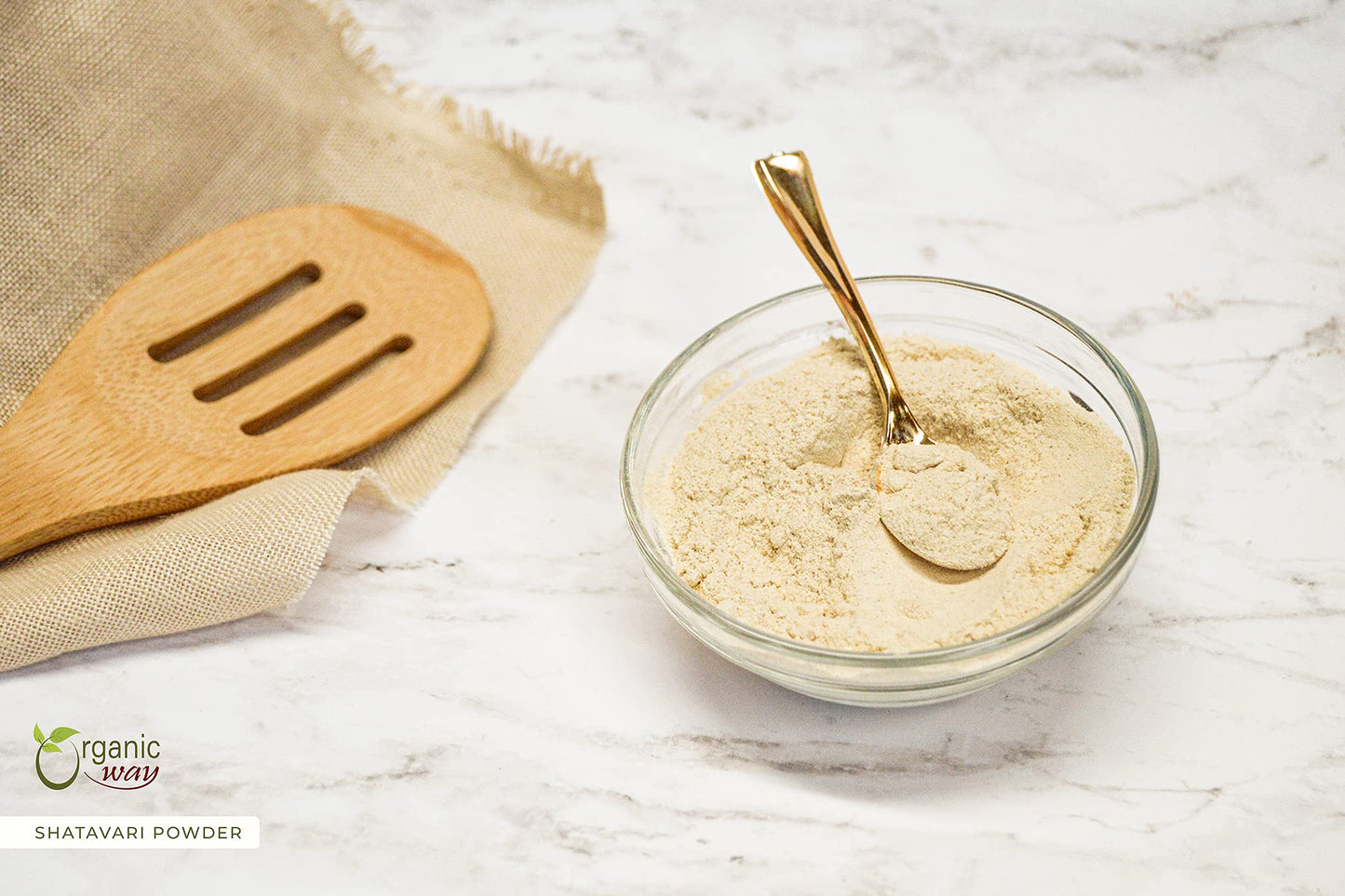 Organic Way Shatavari Powder (Asparagus racemosus) - Kosher & USDA Certified | Vegan, Non-GMO & Gluten Free | 100% Raw from India (4 oz)