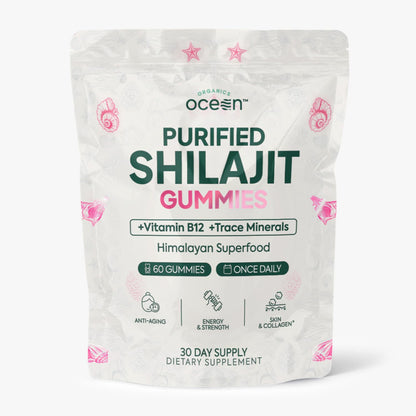 Organics Ocean Shilajit Gummies – Pumpkin Cocoa, 60 Gummies