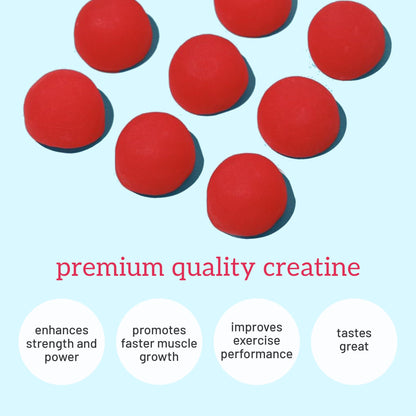 Organifi Creatine Chews - Cherry Gummies for Performance & Recovery (30-Day Supply)
