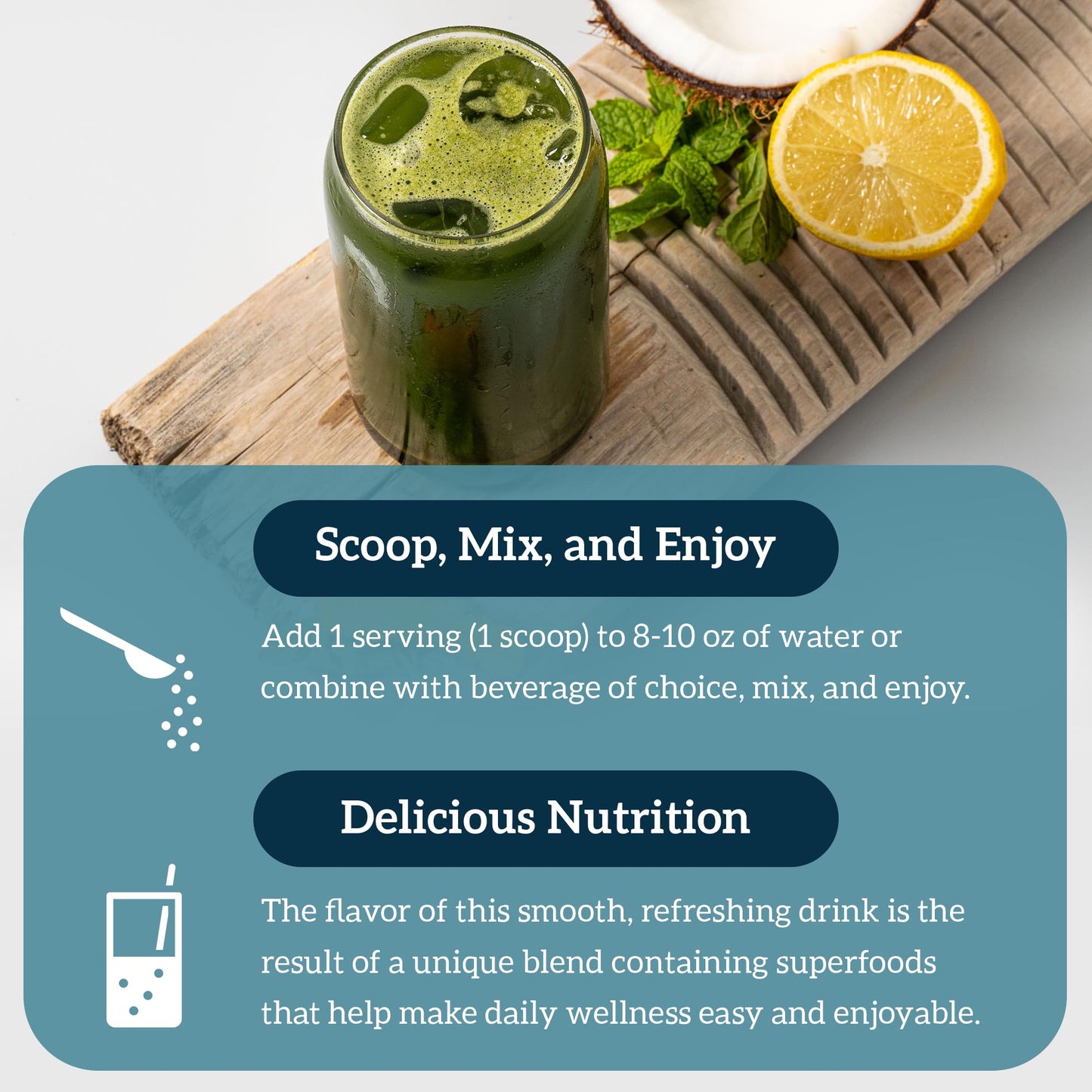 Organifi Green Juice Powder – Organic Superfoods for Energy, Cortisol Balance, Fitness Goals (30-Day Supply)