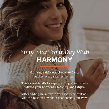 Organifi Harmony: Hormone Support for PMS Relief & Energy | Gluten Free & Vegan Cacao Powder, 30 Servings