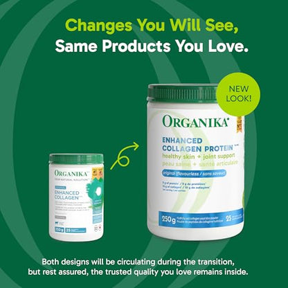 ORGANIKA Collagen Enhanced - 250 g | Grass-Fed, American Cattle