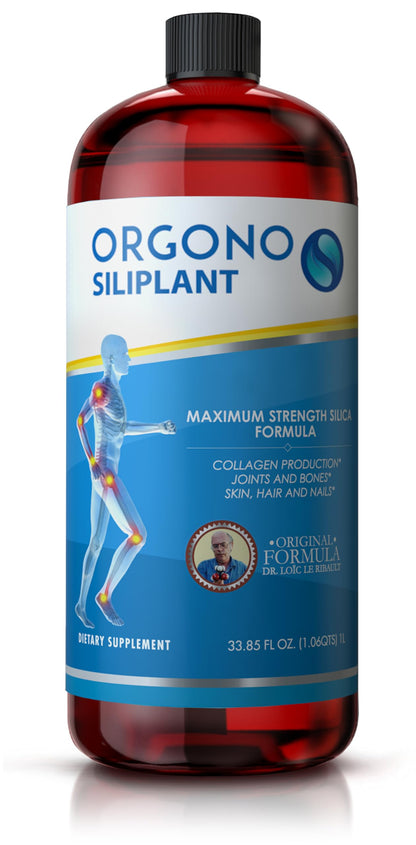 Orgono Living Silica Siliplant – Vegan Collagen Booster for Joints, Skin, Hair & Nails | 66 Servings