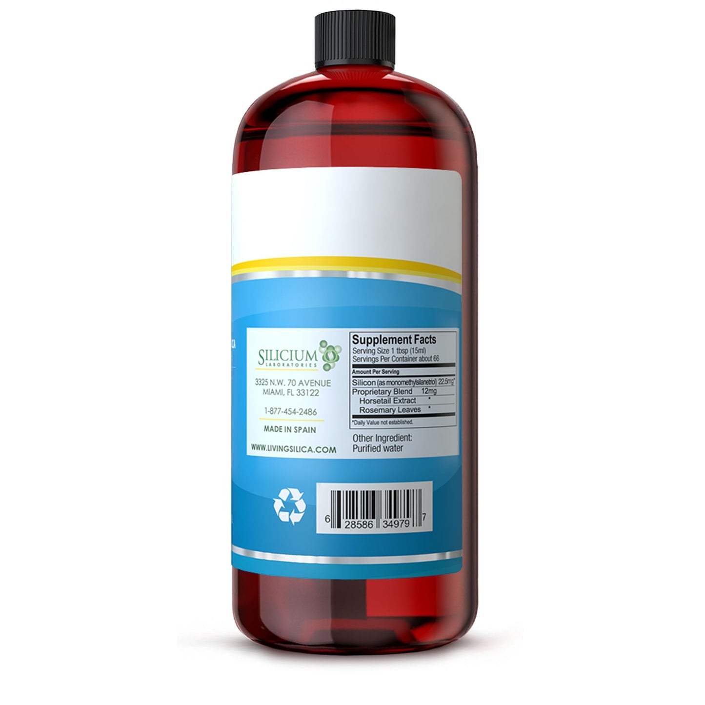 Orgono Living Silica Siliplant – Vegan Collagen Booster for Joints, Skin, Hair & Nails | 66 Servings