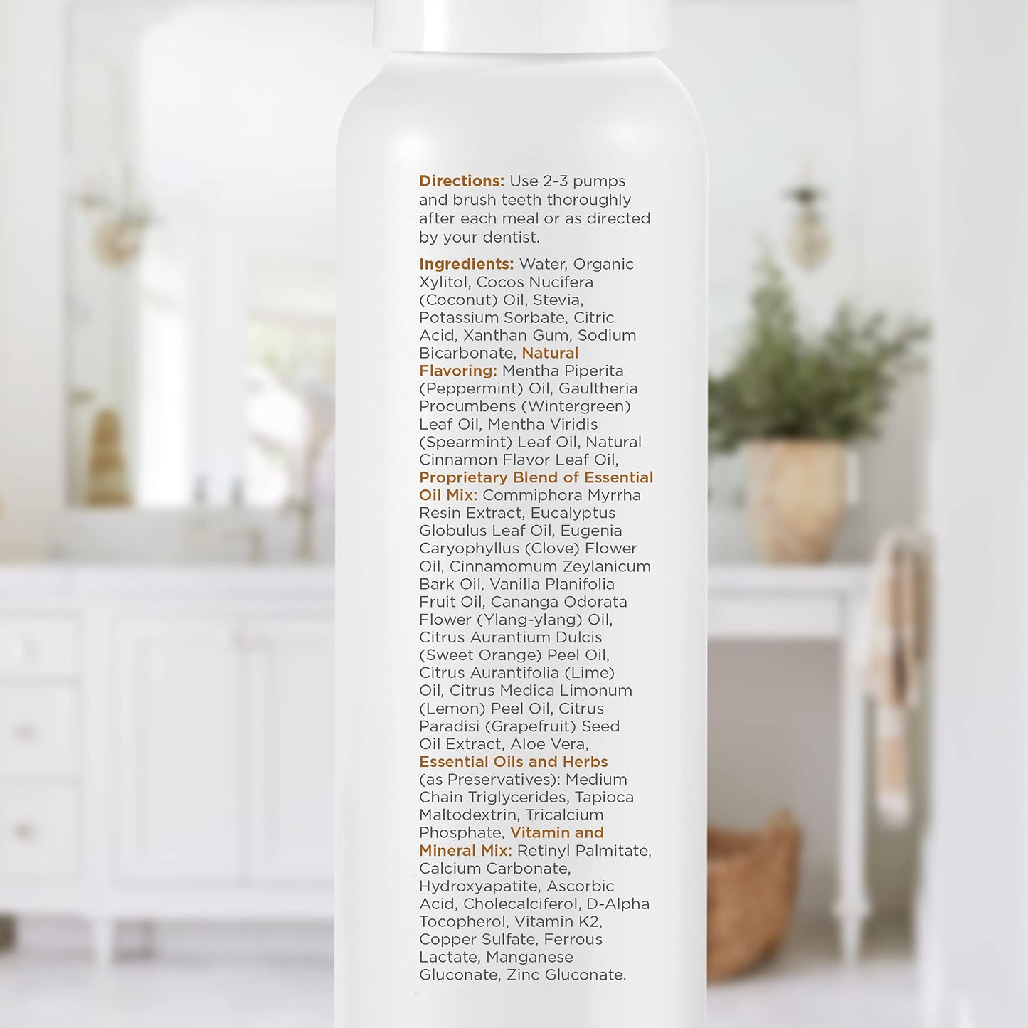 ORL Natural & Organic Mouthwash – Clean, Whiten Teeth, Strengthen Enamel