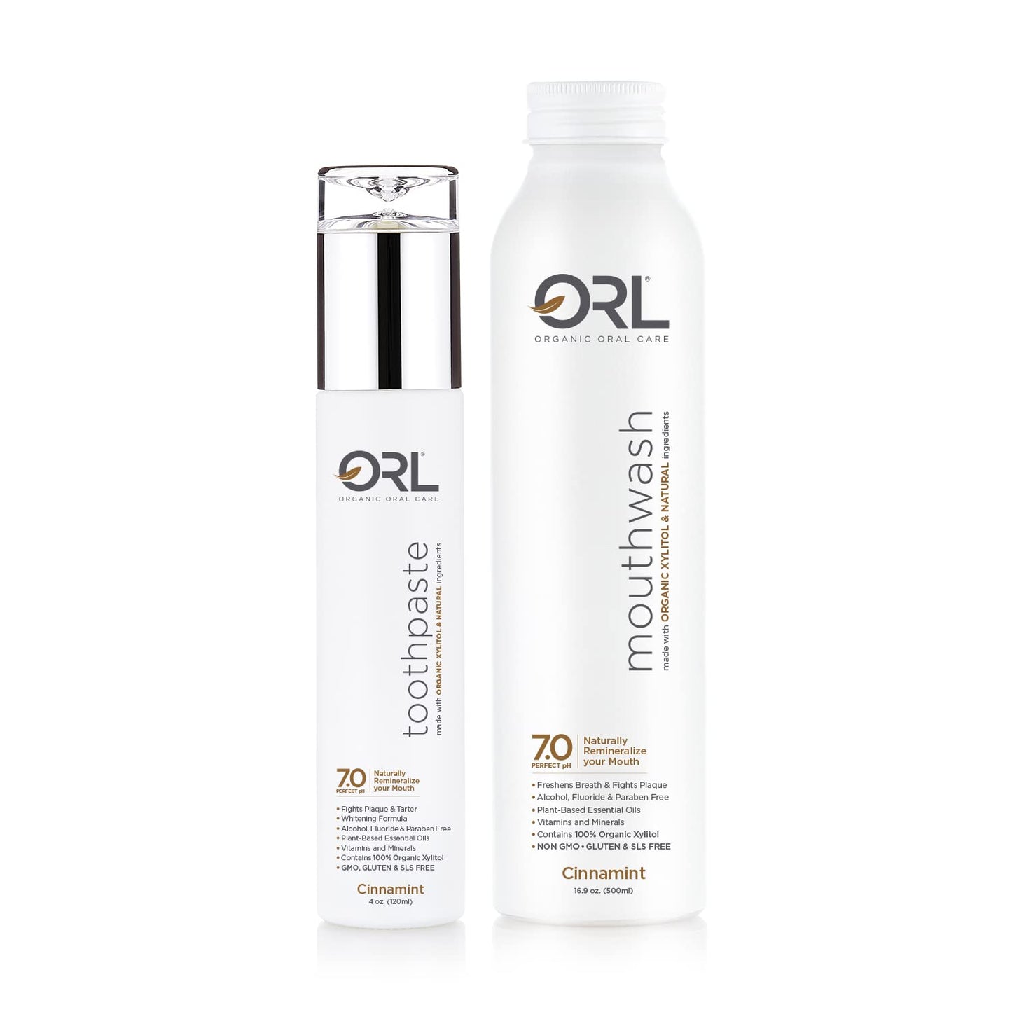 ORL Natural & Organic Mouthwash – Clean, Whiten Teeth, Strengthen Enamel