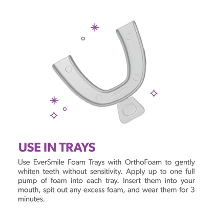 EverSmile OrthoFoam Braces Cleaner Travel Size 25ml 4-Pack