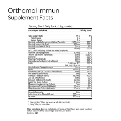 Orthomol Immun | Immune Support Powder Packets for Daily Wellness — 30-Day Supply