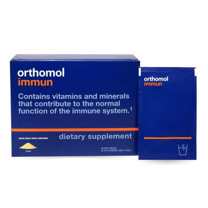 Orthomol Immun | Immune Support Powder Packets for Daily Wellness — 30-Day Supply