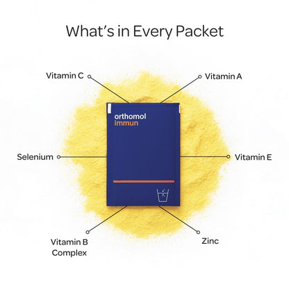 Orthomol Immun | Immune Support Powder Packets for Daily Wellness — 30-Day Supply