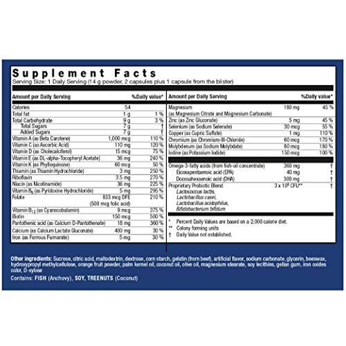 Orthomol Natal Prenatal Nutrition for Fertility, Pregnancy & Lactation | 30 Daily Packs
