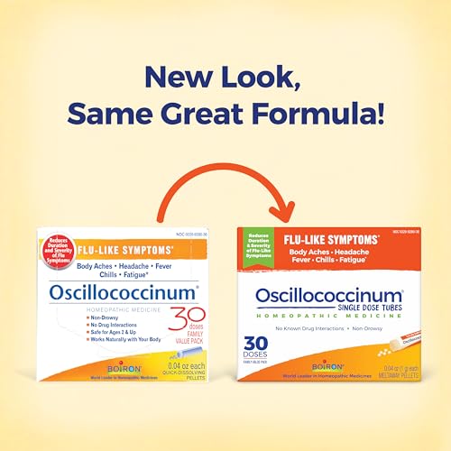 Boiron Oscillococcinum Natural Flu Relief – 30 Doses per Pack (1 Each)