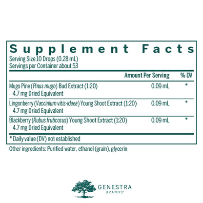 Genestra Osteo-gen – Mugo Pine, Lingonberry, Blackberry | 0.5 fl oz