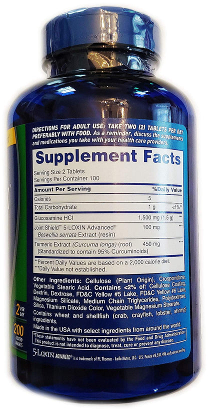 Osteo Bi-Flex Triple Strength + Turmeric (200 Tablets) – Glucosamine HCI & Curcumin for Joint Support