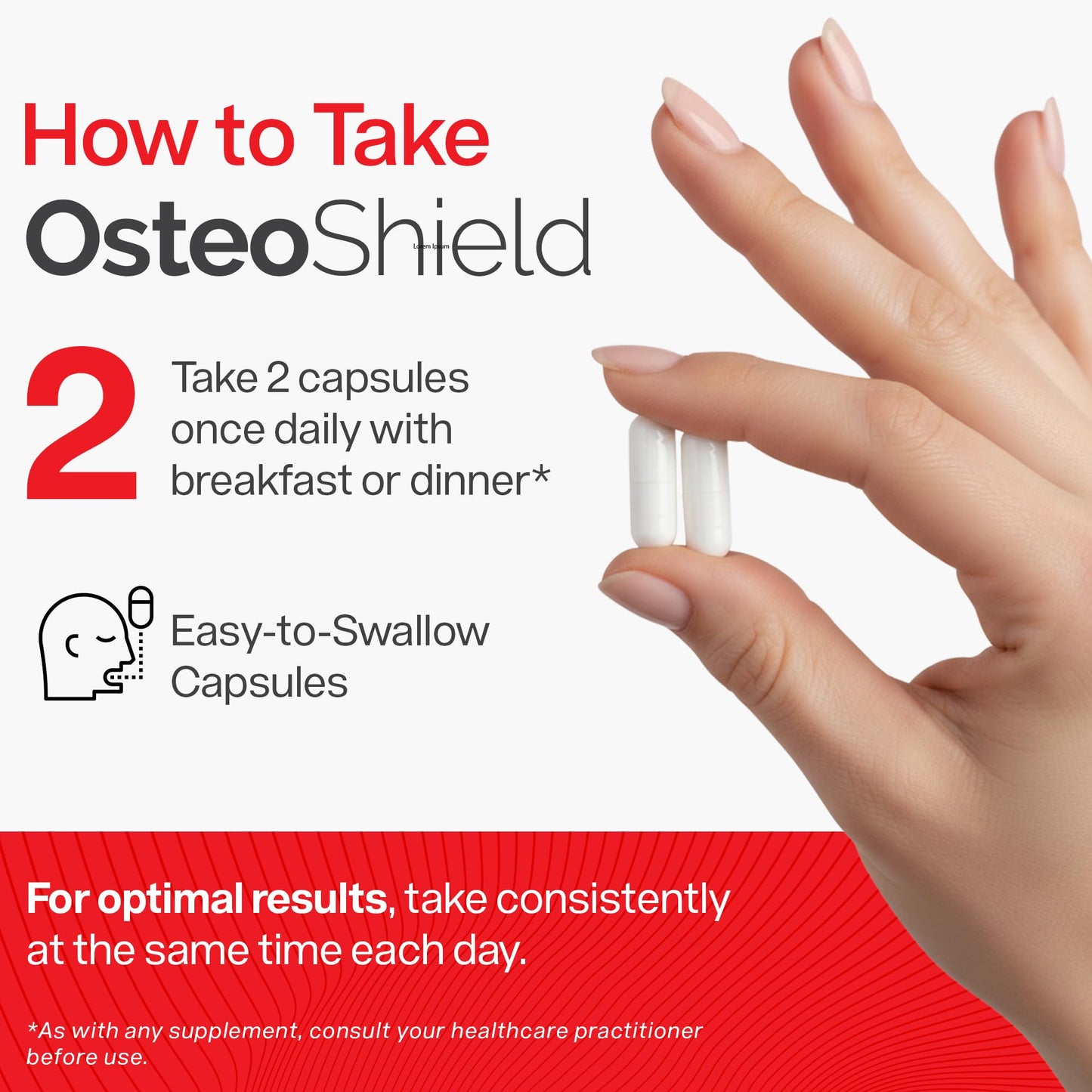 OsteoShield Peak Health Research — Bone & Joint Formula with Vitamin D3, K2 & Aquamin | 60 Capsules