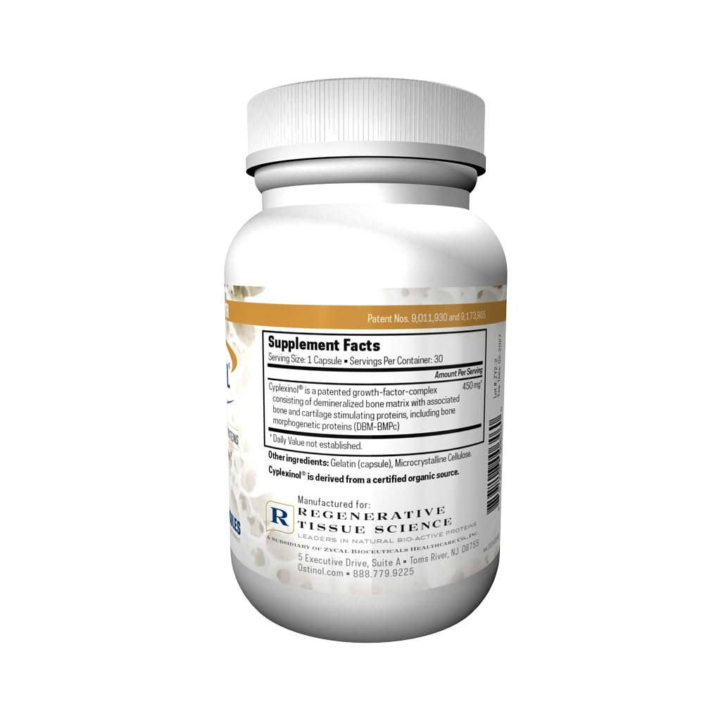ZYCAL Ostinol Maximum Strength 450mg – Bone & Joint Support | Stem Cell Activation Certified | 30 Capsules