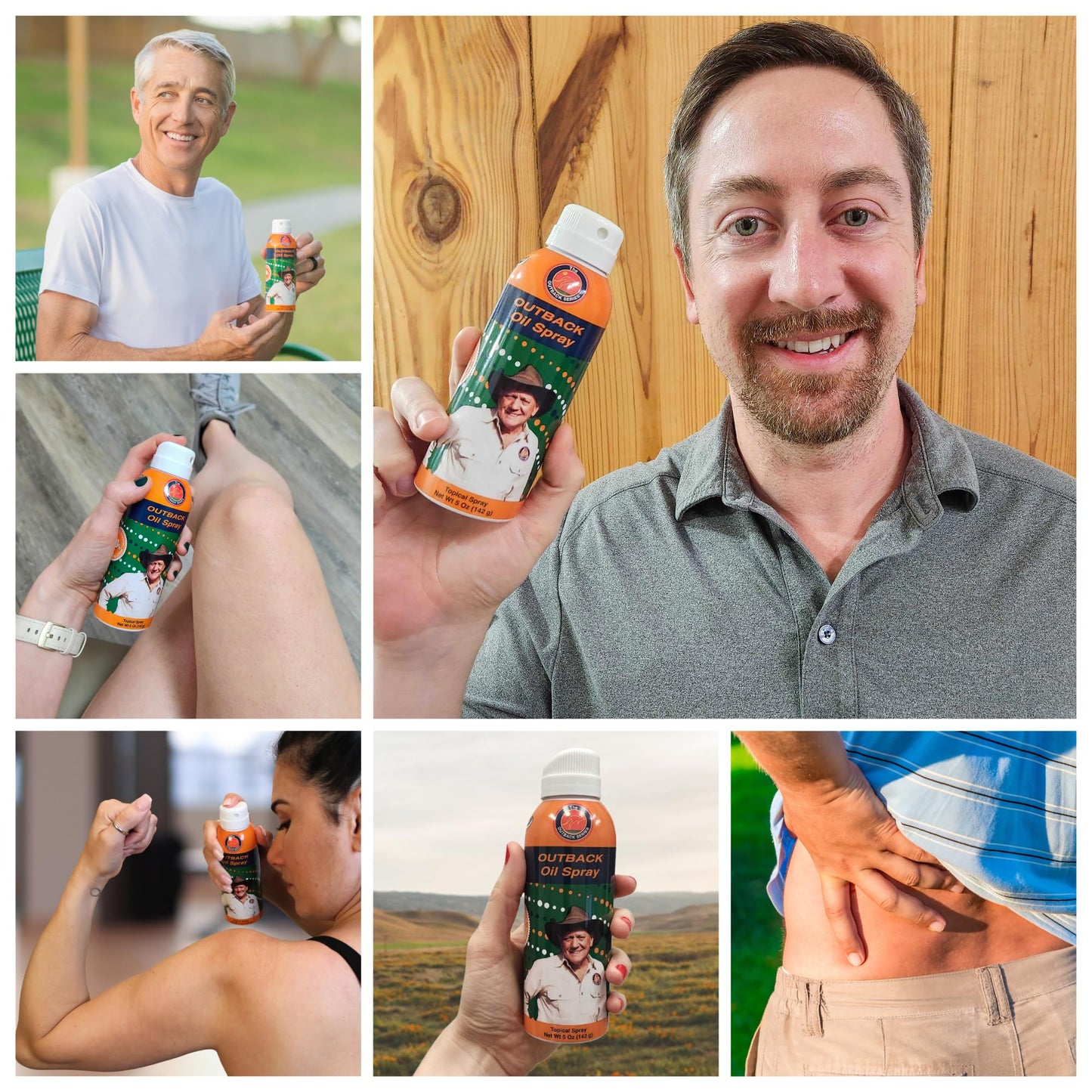 The Outback Series Original Oil Spray - 150mL (5 fl oz) | All-Natural Massage Oil