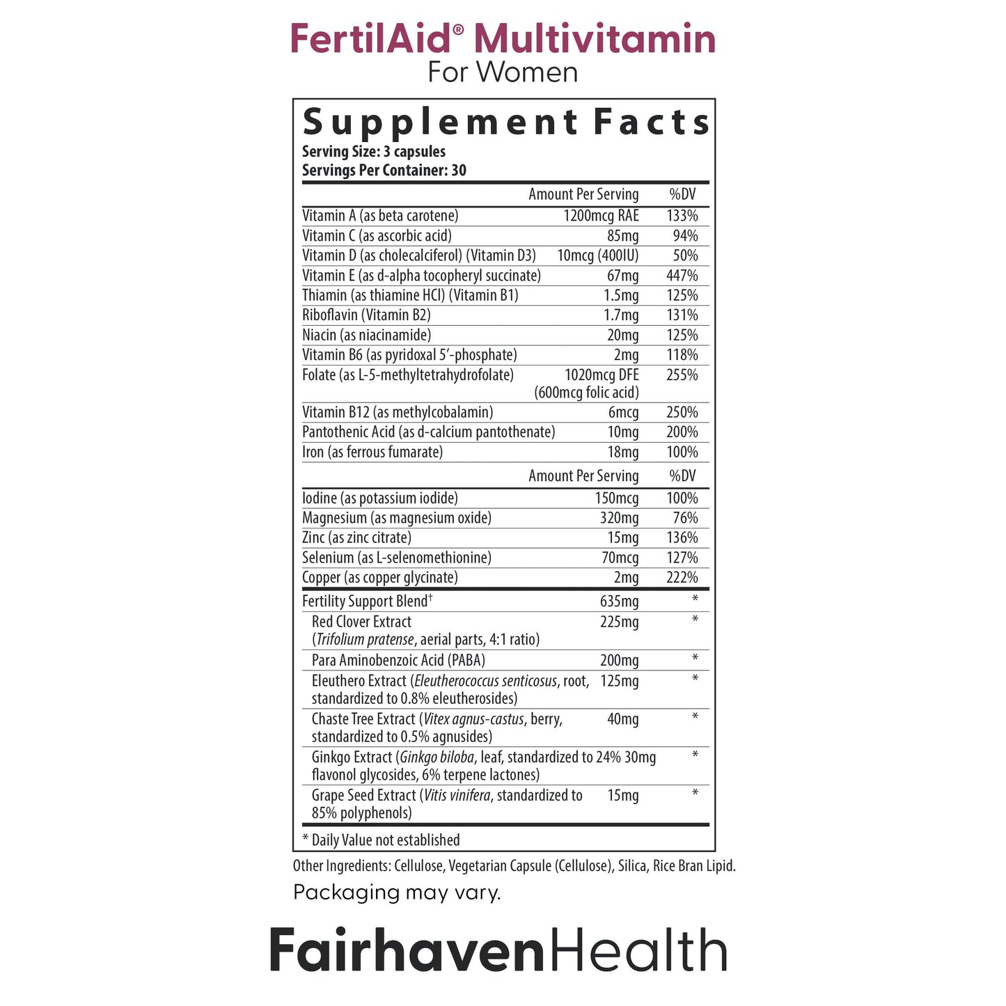 FertilAid for Women & Ovaboost Combo – Fertility Supplements (Ovulation & Egg Quality)