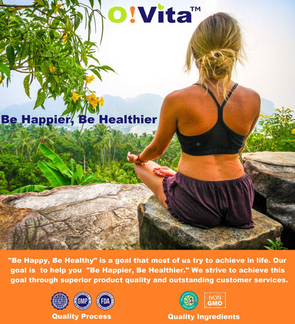 O!VITA Premium Digestive Enzymes – Plant-Based Enzymes for Better Digestion & Nutrient Absorption (60 Veggie Capsules)