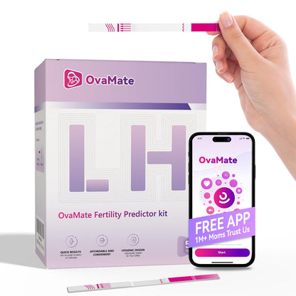 Ovulation Test Strips (50-Pack) — 50 Pack Fertility Tests | OvaMate App