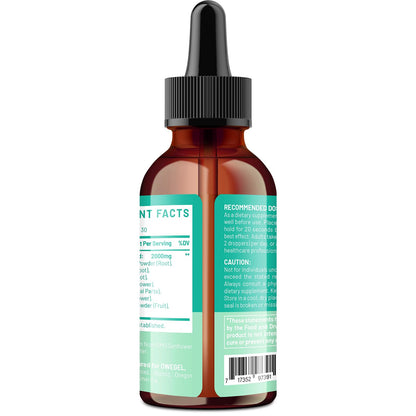 oweGel Liposomal Lymphatic Drops – Alcohol-Free, Sugar-Free, 4 fl oz