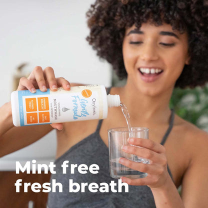 Oxyfresh Gentle Formula Unflavored Mouthwash – Ultra Sensitive Gums & Teeth – No Mint, Zero Alcohol, Flavor Free – 16 oz