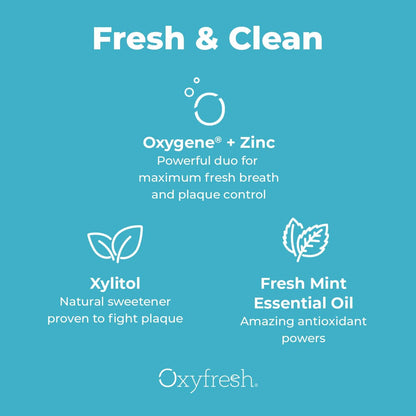Oxyfresh Pro Formula Fresh Mint Mouthwash – Patented Zinc Mouthrinse for Fresh Breath, Healthy Gums & 1 Gal Dye/Fluoride/Alcohol Free