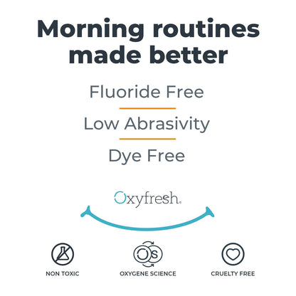 Oxyfresh Pro Formula Fresh Mint Toothpaste – Gentle Low Abrasion, Fluoride-Free, 5.5 oz Pack of 2