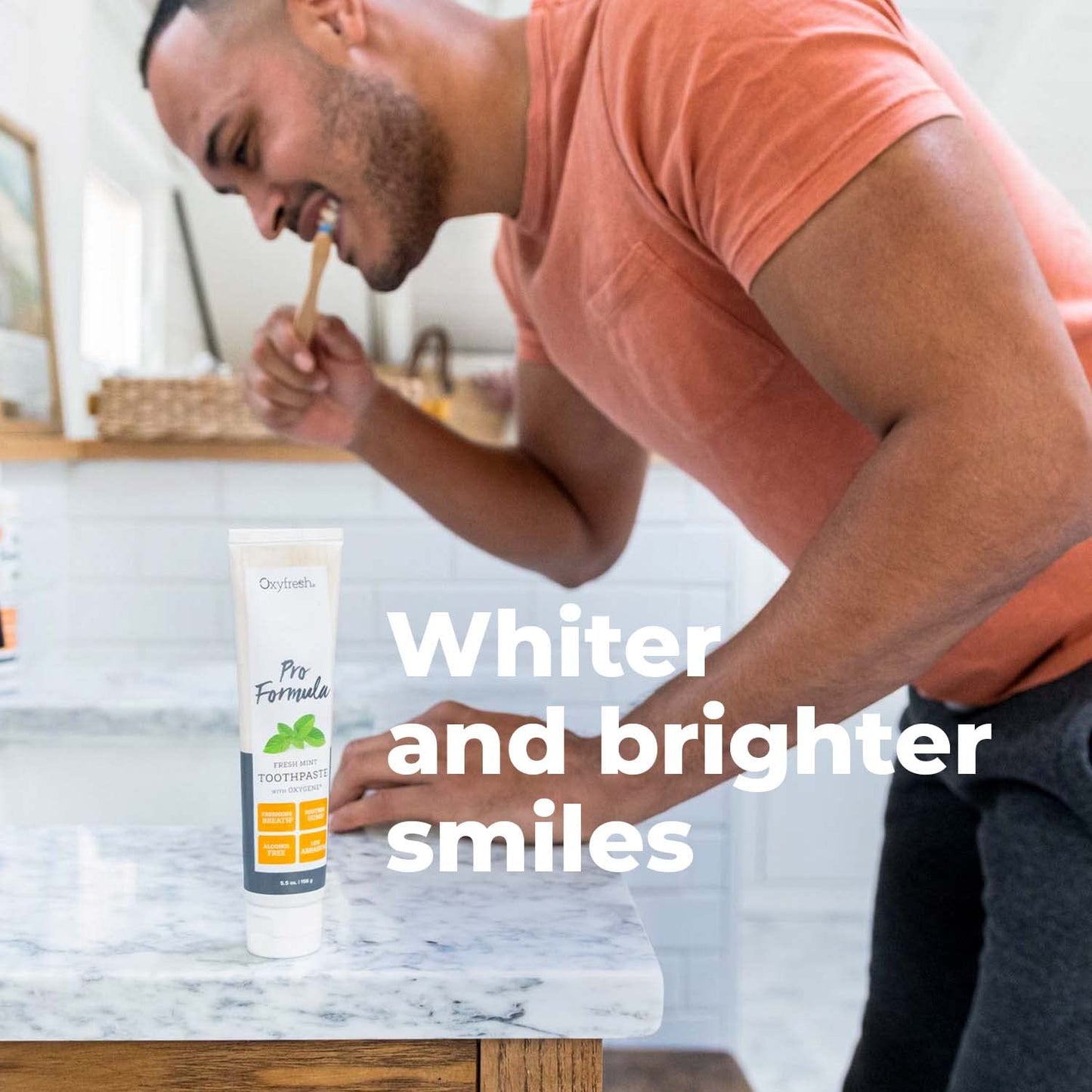 Oxyfresh Pro Formula Fresh Mint Toothpaste – Gentle Low Abrasion, Fluoride Free, 5.5 oz (Pack of 3)