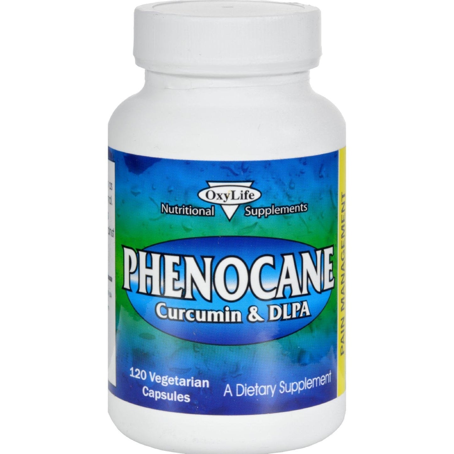 Oxylife Phenocane 120 Capsules | Curcumin, DL-Phenylalanine, Nattokinase & Bromelain