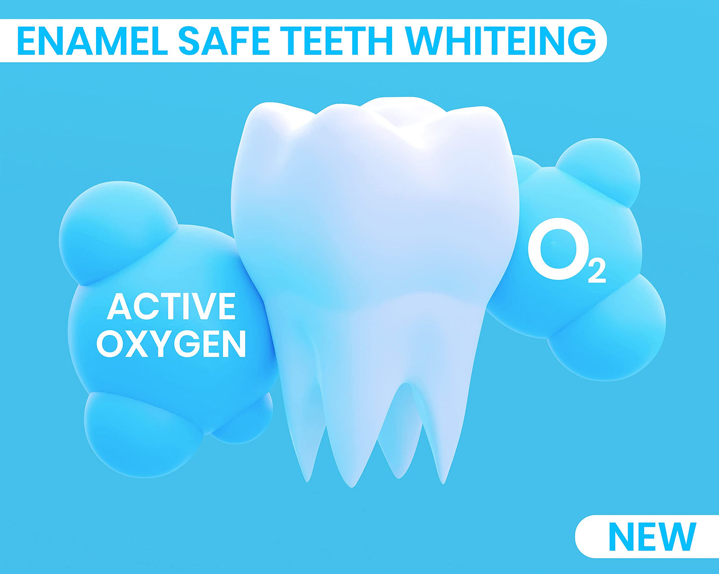 Purean Teeth Whitening Oxystrips – 40 Pure Atomic Oxygen Releasing White Strips – 20 Treatments