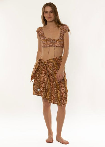 Sisstr Ditsy Summer of Love Cap Sleeve Top