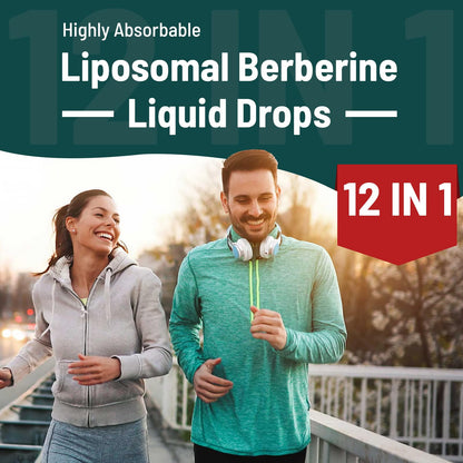 Vivaravida Berberine HCl Drops 3000 mg | Liposomal Berberine HCl Liquid