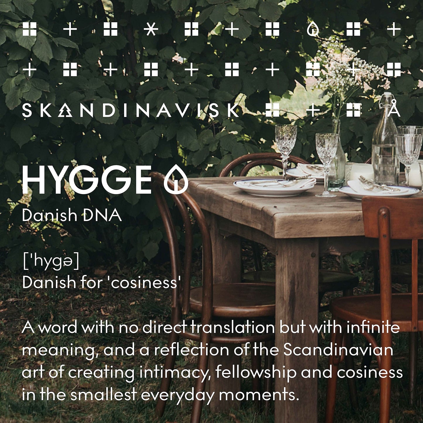 Skandinavisk Hygge Scent Diffuser with 8 Reeds — 3 Months, 6.75 fl oz, Black Tea & Mint Leaves, Dried Apples & Cinnamon