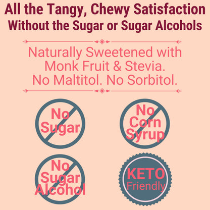 High-Fiber Keto Snacks - Gluten Free, No Sugar, Low Carb | Collagen Protein Gummies