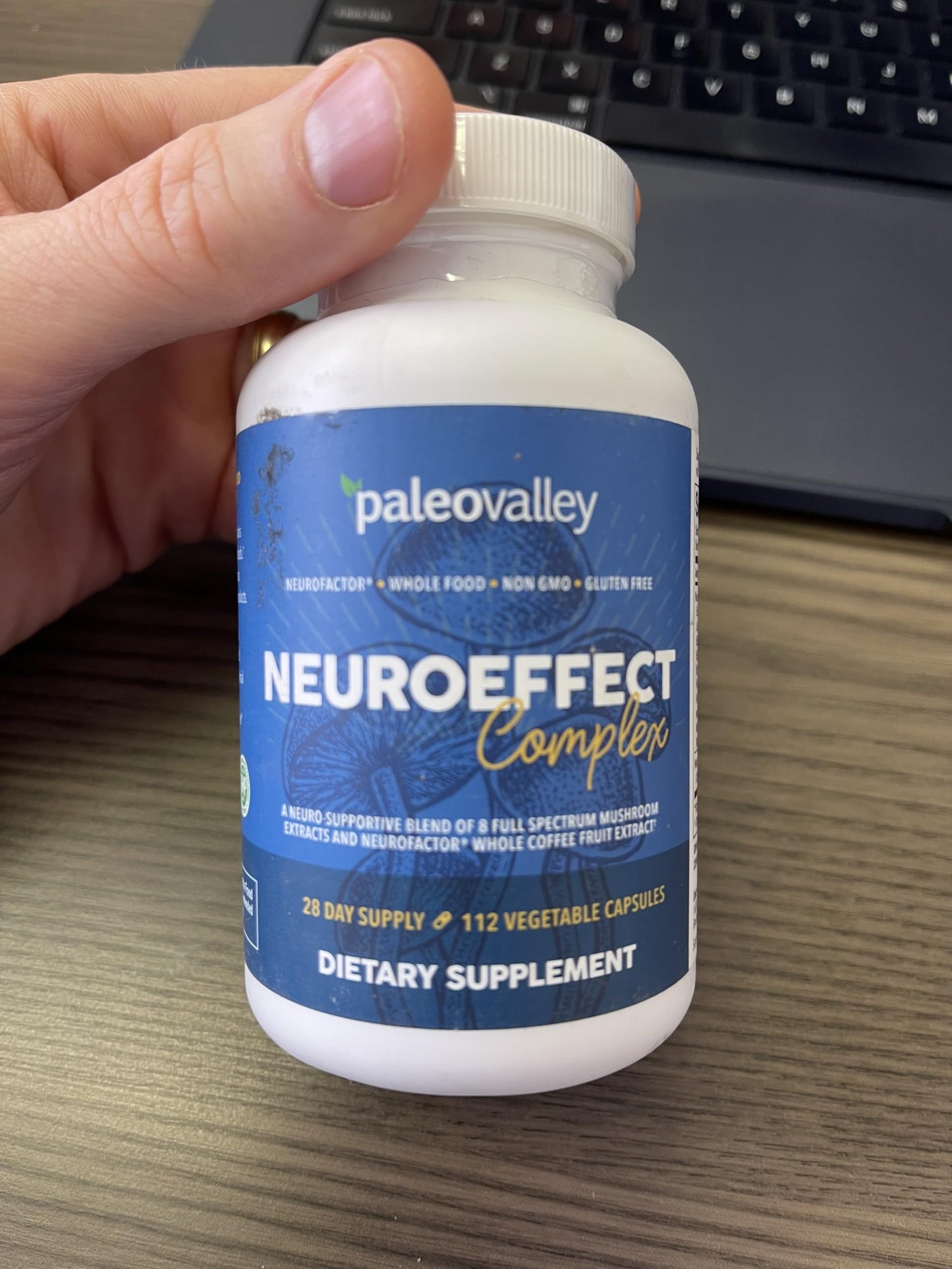 Paleovalley NeuroEffect: Focus, Memory & Energy with 8 Mushroom Extracts | 28-Day Supply