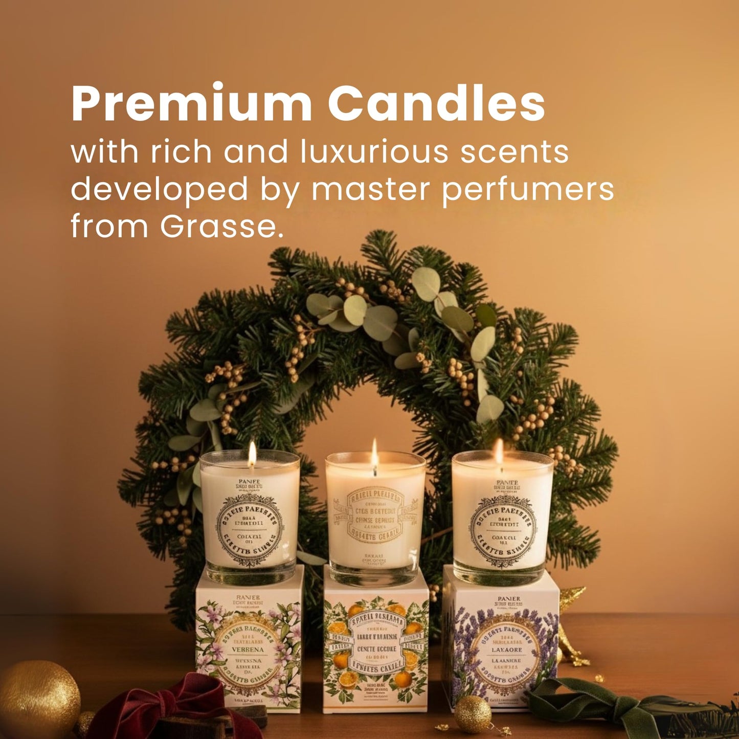 Panier des Sens Rose Candle – Hand-Poured in Provence, 55h Burn Time