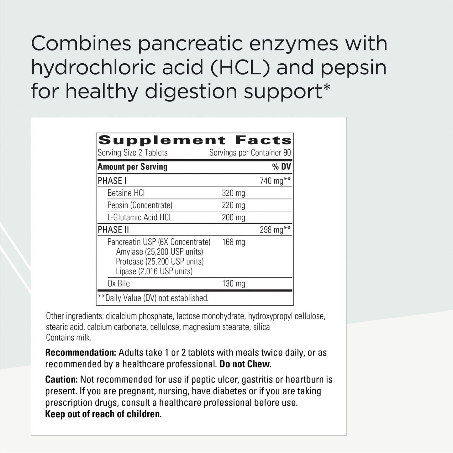 Integrative Therapeutics Panplex 2-Phase – Gluten-Free Digestive Enzyme Supplement | 180 Count