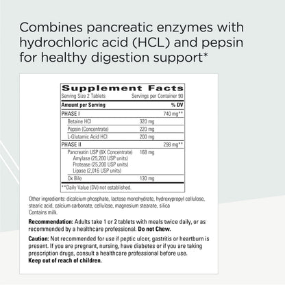 Integrative Therapeutics Panplex 2-Phase – Gluten-Free Digestive Enzyme Supplement | 180 Count